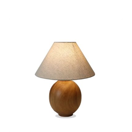 Am   - Irving Table La  Ash Wood with Linen